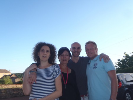 Manue, moi, Yann et J.Philippe ... il ne manque que ma Jenni